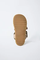 SANDALES PAPILLON EN CUIR BAREFOOT