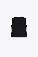 ZW COLLECTION ASYMMETRIC VEST