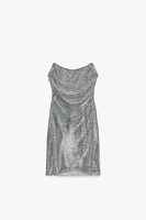RHINESTONE SHORT DRESS