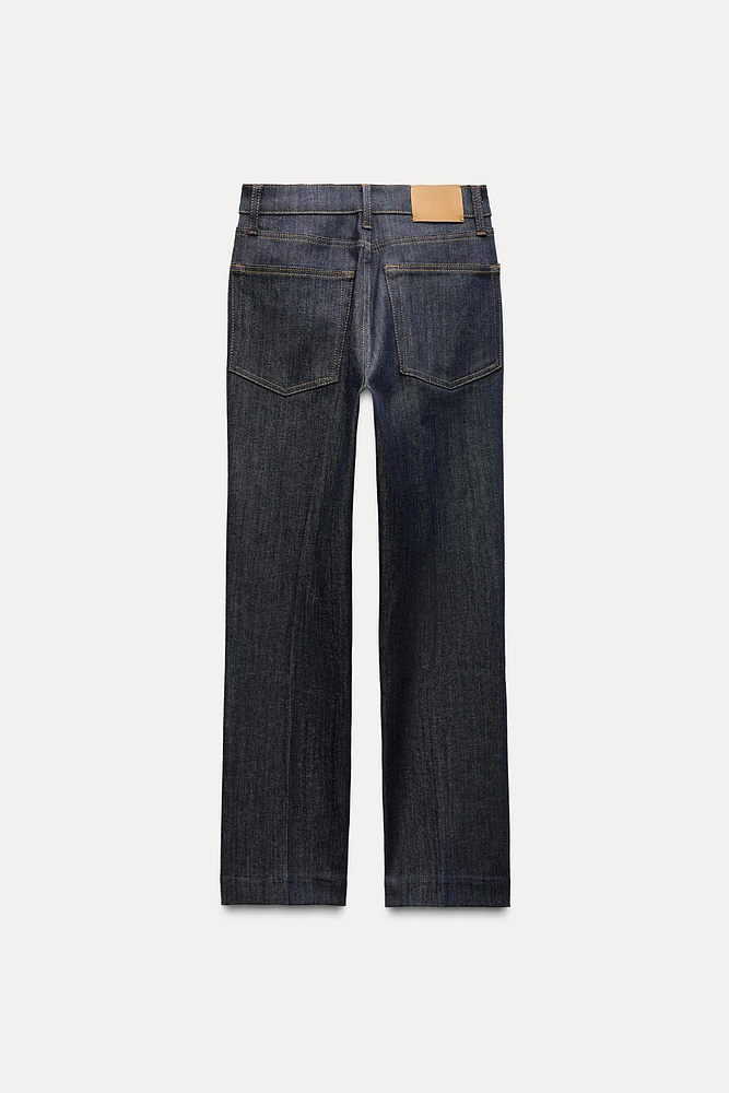 ZW COLLECTION HIGH RISE BOOTCUT CROPPED JEANS