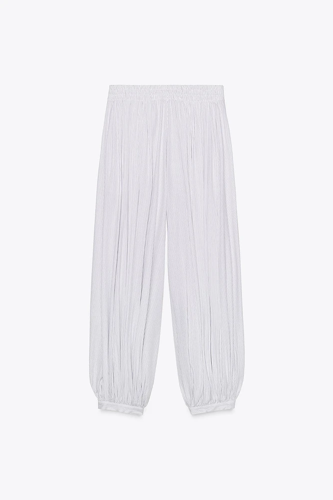 ZW COLLECTION STRIPED BALLOON PANTS
