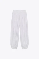 ZW COLLECTION STRIPED BALLOON PANTS