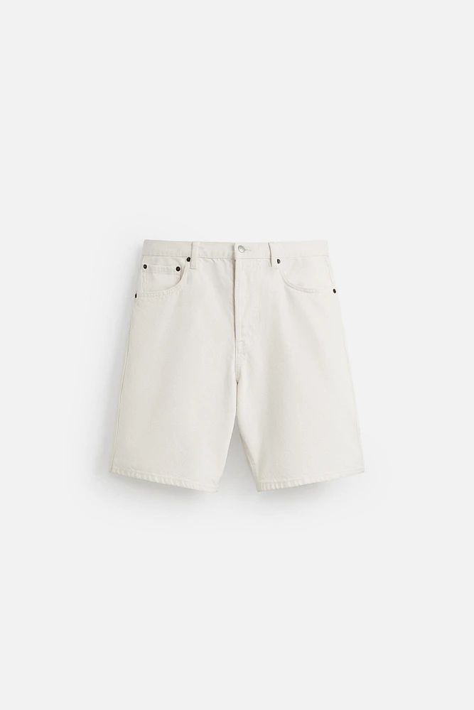 BERMUDA DENIM STRAIGHT FIT