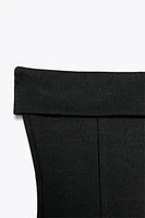 INTERLOCK STRAPLESS DRESS