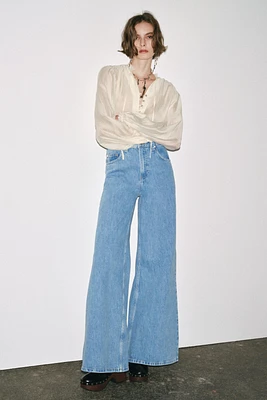 ZW COLLECTION HIGH WAIST WIDE LEG JEANS
