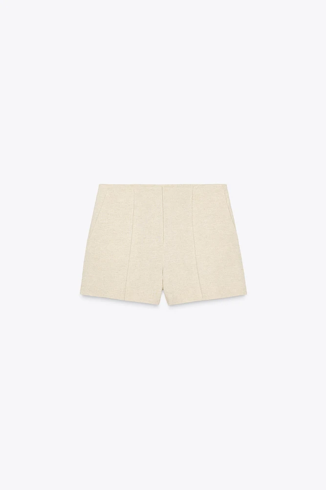 BERMUDA TAILLE HAUTE NERVURE