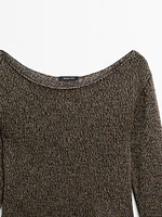 Pull en maille ajourée