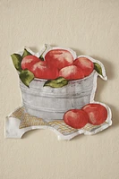 SERVIETTES DE TABLE PAPIER POMMES (LOT DE 20)