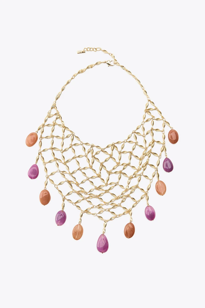 COLLIER BAVOIR FANTAISIE