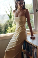 ROBE MI-LONGUE À FRONCES