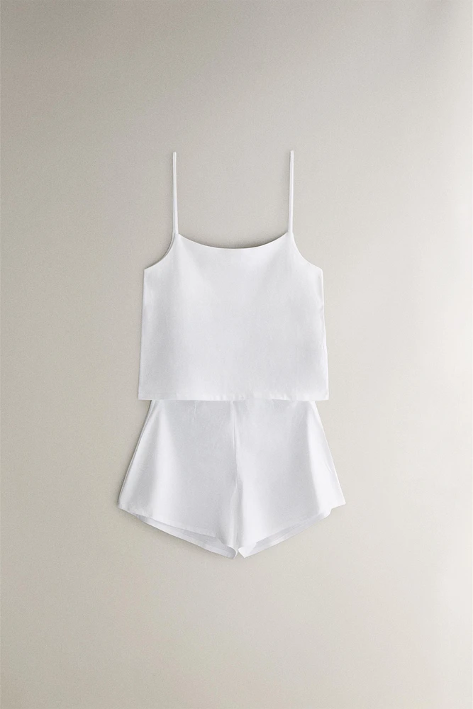 TOP JERSEY DE COTON BRETELLES