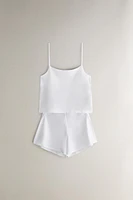 TOP JERSEY DE COTON BRETELLES