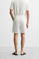 BERMUDA REGULAR FIT STRUCTURÉ