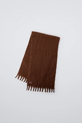 FRINGED LARGE SCARF