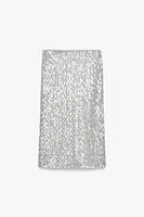 JUPE MIDI SEQUINS ZW COLLECTION