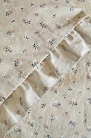 HOUSSE DE COUETTE ENFANT VOLANT FLEUR