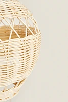 CHILDREN’S RATTAN BALLOON CEILING LAMPSHADE