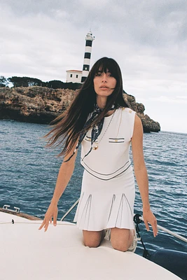 TRIM KNIT TOP