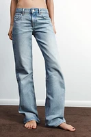 TRF LOW-RISE WIDE LEG JEANS