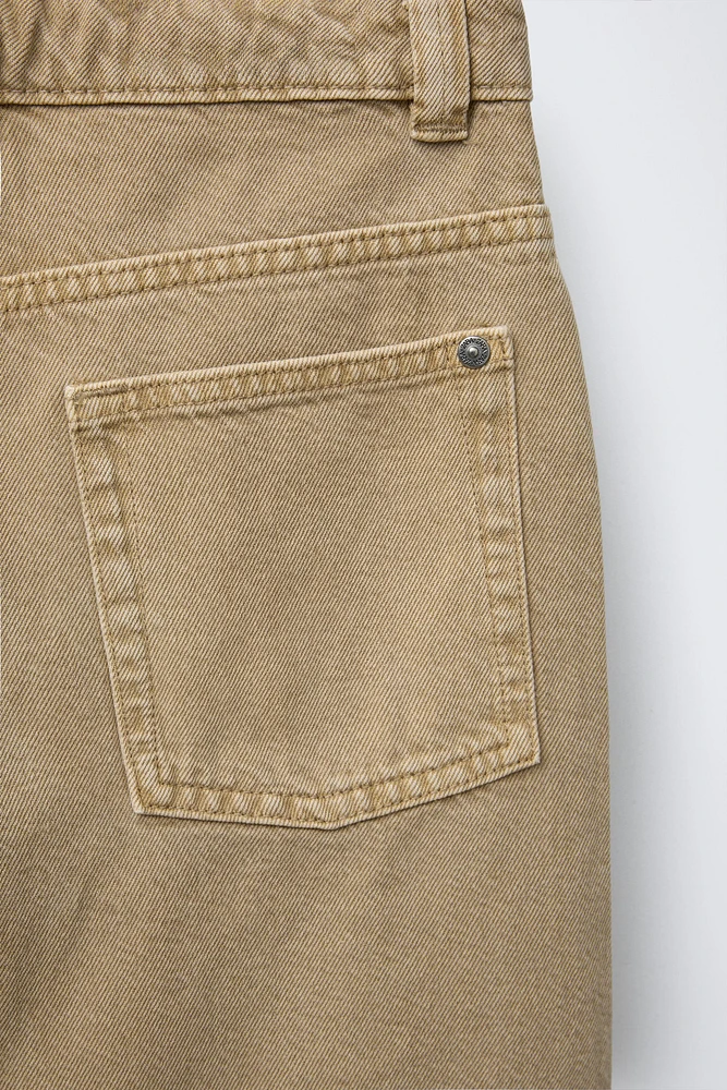 BERMUDA EN SERGE RELAXED BAGGY
