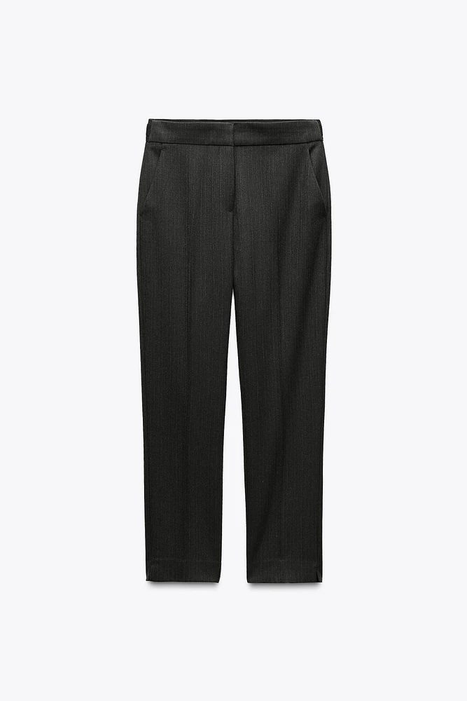 SOFT ANKLE-LENGTH PANTS