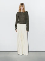 Pull en maille ajourée