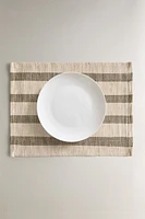 STRIPED JUTE PLACEMAT (SET OF 2)