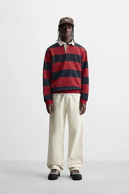 CONTRAST COLLAR POLO SHIRT