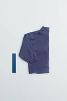 LABEL POLO SWEATSHIRT