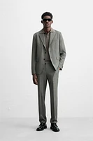 100% WOOL STRUCTURE SUIT PANTS