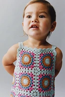 CROCHET KNIT DRESS