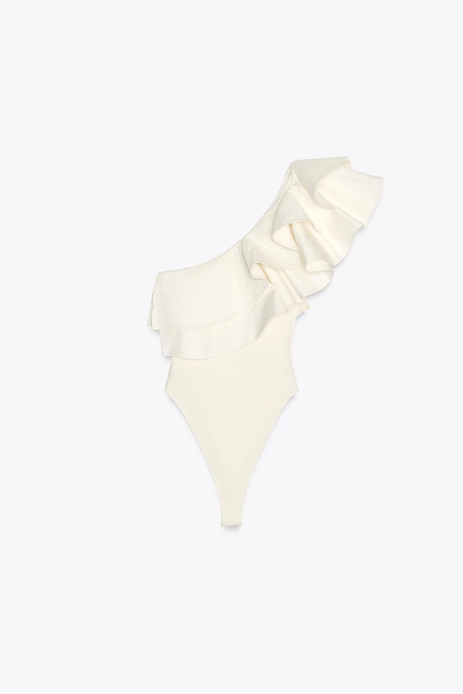 BODY ASYMÉTRIQUE EN MATIÈRES VARIÉES