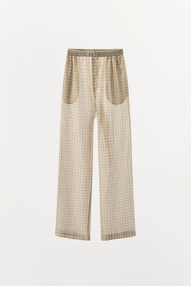 PANTALON DE PYJAMA À CARREAUX