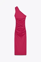 ROBE ASYMÉTRIQUE DRAPÉE