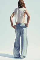 JEAN TRF REVERS TAILLE HAUTE