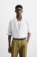 CHEMISE RAYURES MÉLANGE VISCOSE