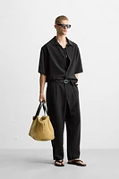FLOWY PLEATED PANTS