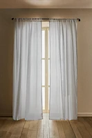 MEDIUM OPACITY FADED LINEN CURTAIN