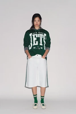 T-SHIRT MOLLETON NFL JETS