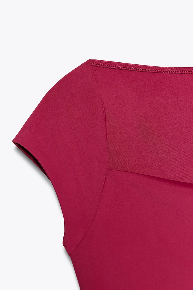 POLYAMIDE MIDI DRESS
