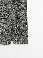 Long flecked knit dress - Limited Edition