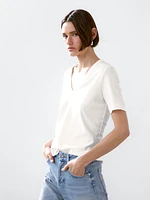 T-shirt à manches courtes 100 %coton