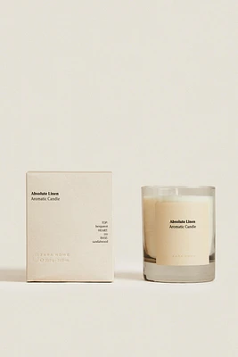 G) ABSOLUTE LINEN SCENTED CANDLE