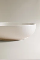 ASSIETTE CREUSE GRÈS