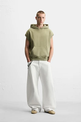 WASHED HOODIE SWEATSHIRT