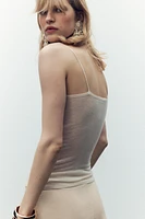 100% WOOL LACE TOP