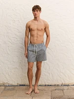 Maillot de bain seersucker rayures