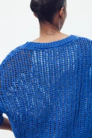 FRENCH SLEEVE KNIT TOP