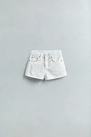 FLORAL DENIM SHORTS