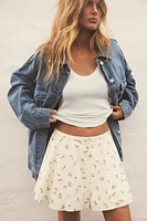 LEMON PRINT MINI SKIRT